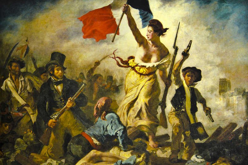 "Wolność na barykadach", obraz Ferdinanda Delacroix z 1830 roku