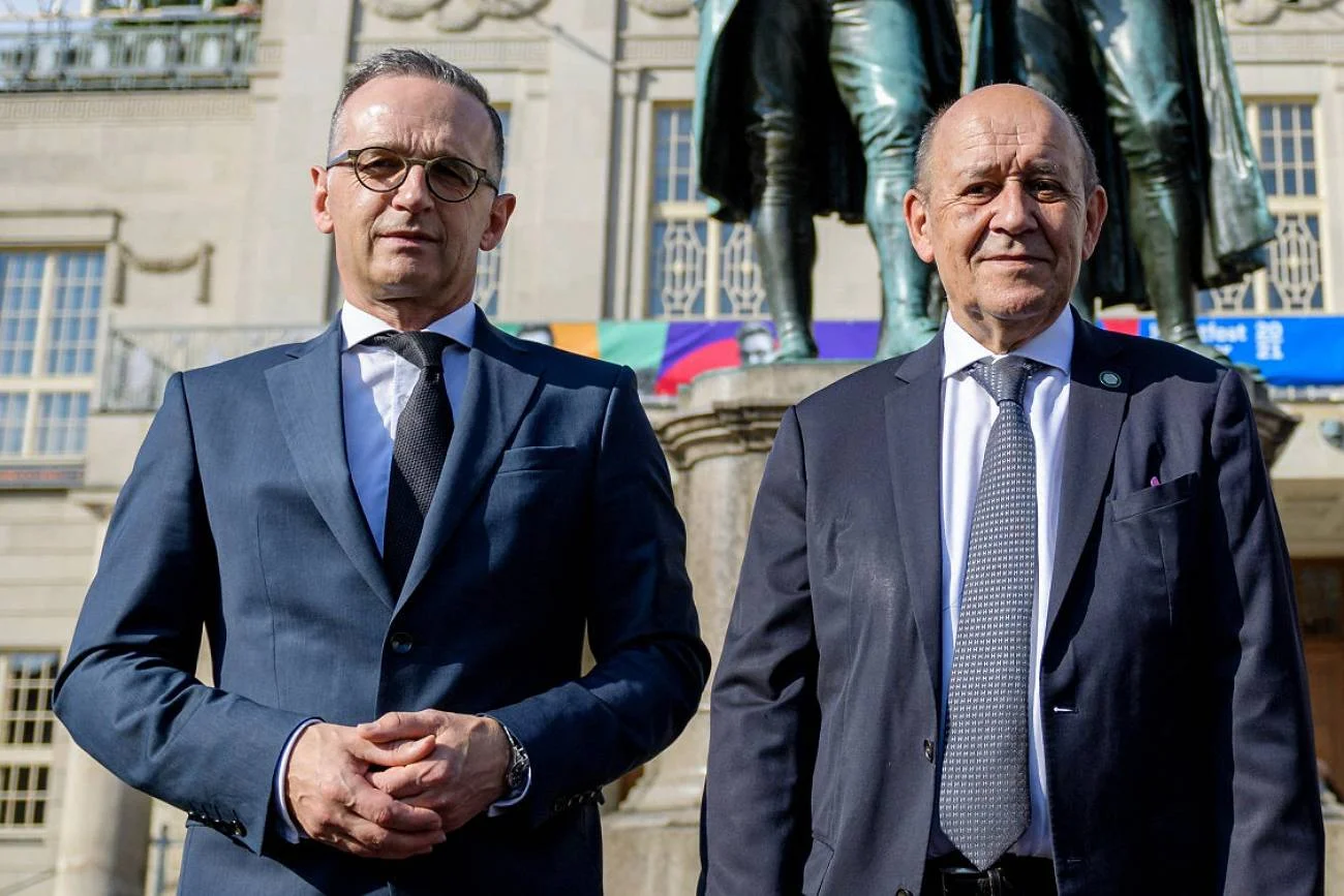 Szefowie dyplomacji Niemiec Heiko Maas i Francji Jean-Yves Le Drian wystosowali wspólne oświadczenie ws. sytuacji Polski w UE. Szefowie dyplomacji Niemiec Heiko Maas i Francji Jean-Yves Le Drian wystosowali wspólne oświadczenie ws. sytuacji Polski w UE