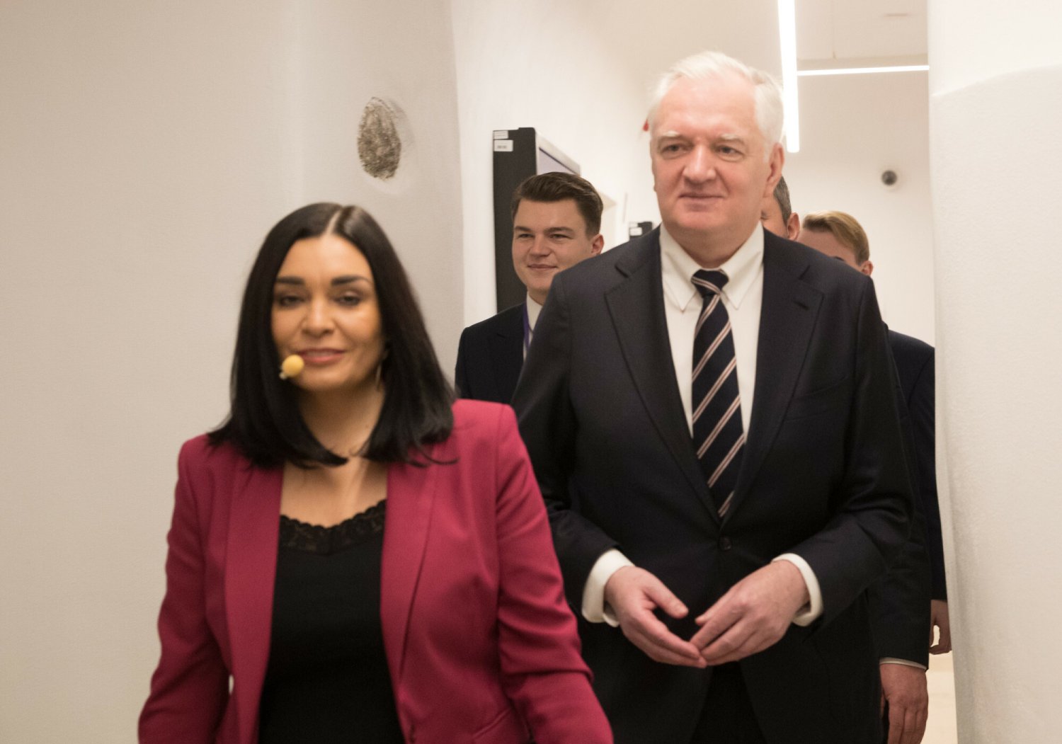 Magdalena Sroka i Jarosław Gowin na kongresie Porozumienia