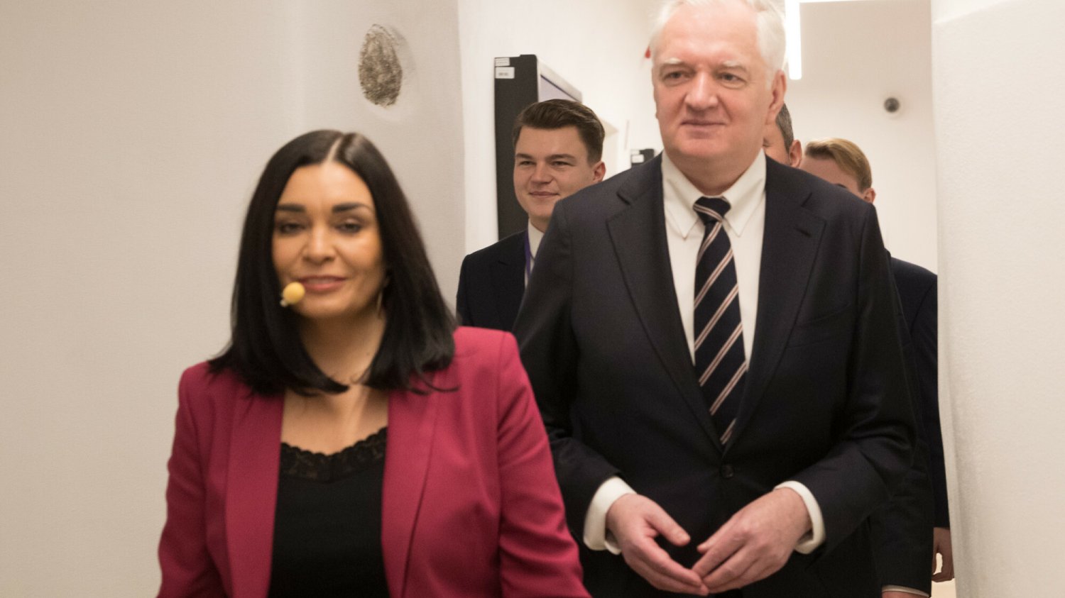 Magdalena Sroka i Jarosław Gowin na kongresie Porozumienia