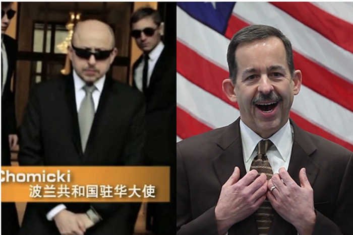 Ambasadorowie Polski i USA - Tadeusz Chomicki i Stephen D. Mull podbijają serwisy społecznościowe.