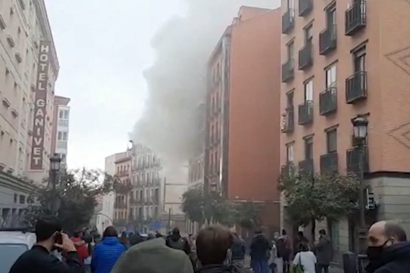 W Madrycie doszło do eksplozji. Są ofiary [WIDEO]