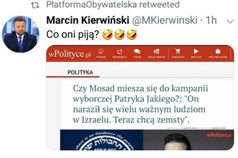 Politycy PO wyraźnie się nie popisali, rozpowszechniając fake newsa o portalu braci Karnowskich.