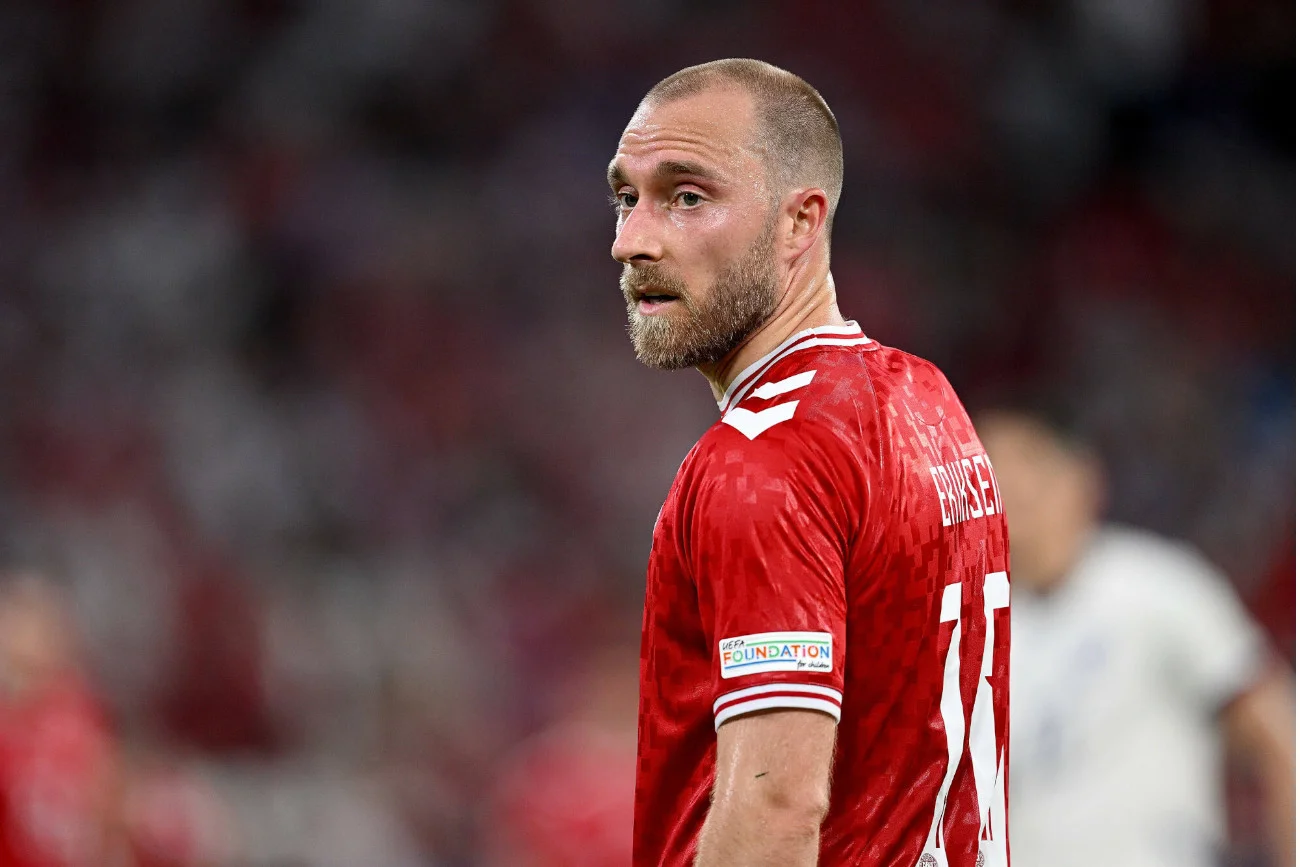 Christian Eriksen był najlepszym piłkarzem Danii w fazie grupowej Euro 2024