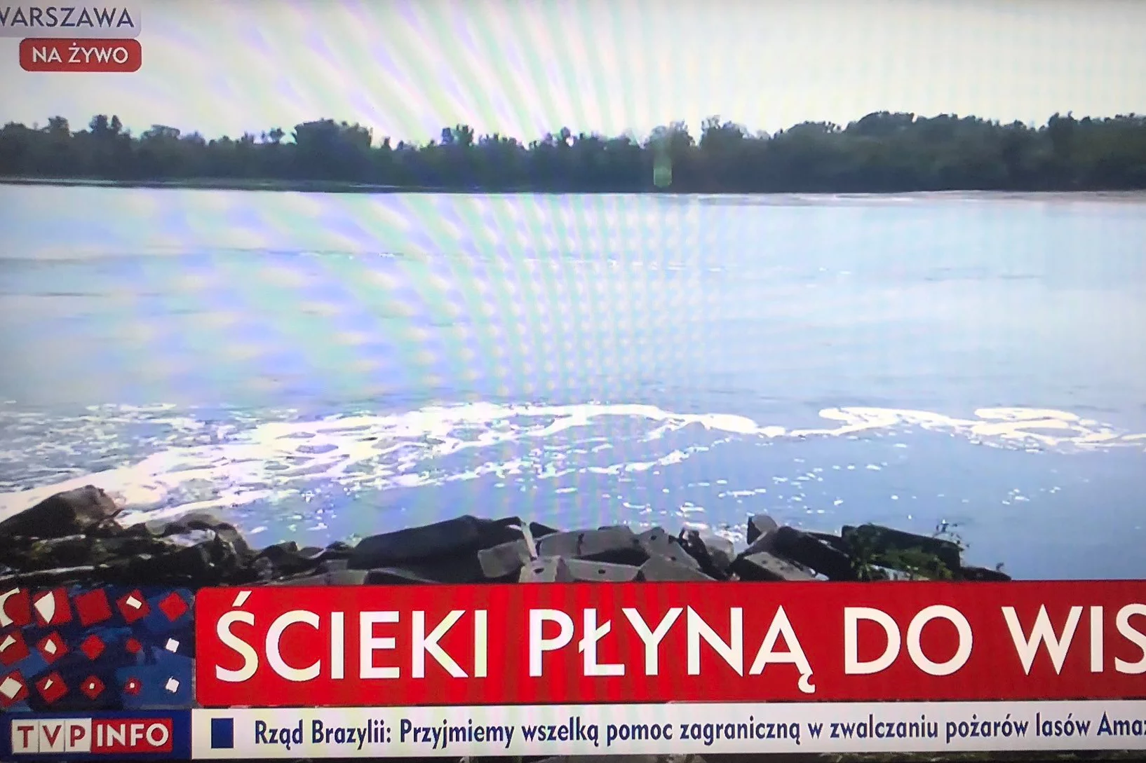Ścieki ciągle dostają się do Wisły.