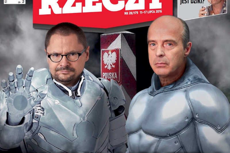 Na okładce nowego "Do Rzeczy" Tomasz Terlikowski i Jan Pospieszalskich chcą nas chronić przed "homoimperium".