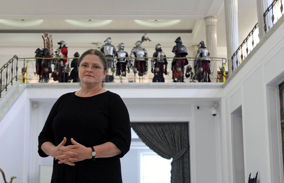 Krystyna Pawłowicz w Sejmie. Fot. Lukas Plewnia/www.polen-heute.de