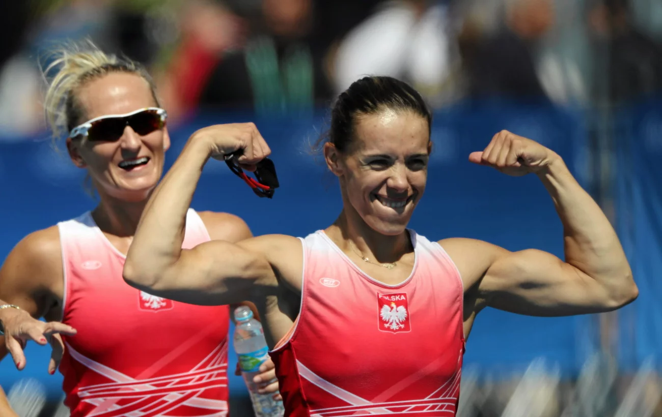 Magdalena Fularczyk-Kozłowska z Rio przywiozła złoty medal wywalczony wspólnie z Natalią Madaj.