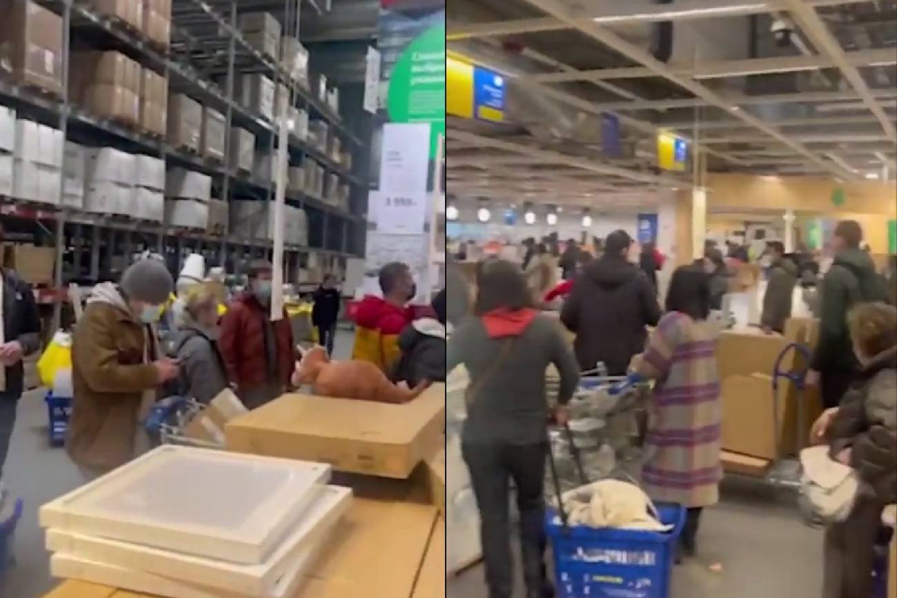 Rosjanie rzucili się do sklepów IKEA po tym, gdy Szwedzi postanowili zamknąć działalność w państwie atakującym Ukrainę