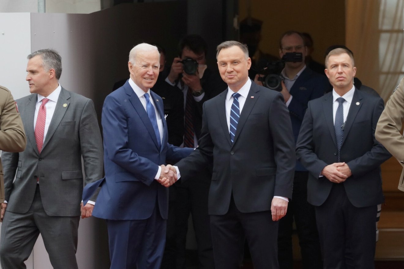 Joe Biden spotkał się z Andrzejem Dudą.