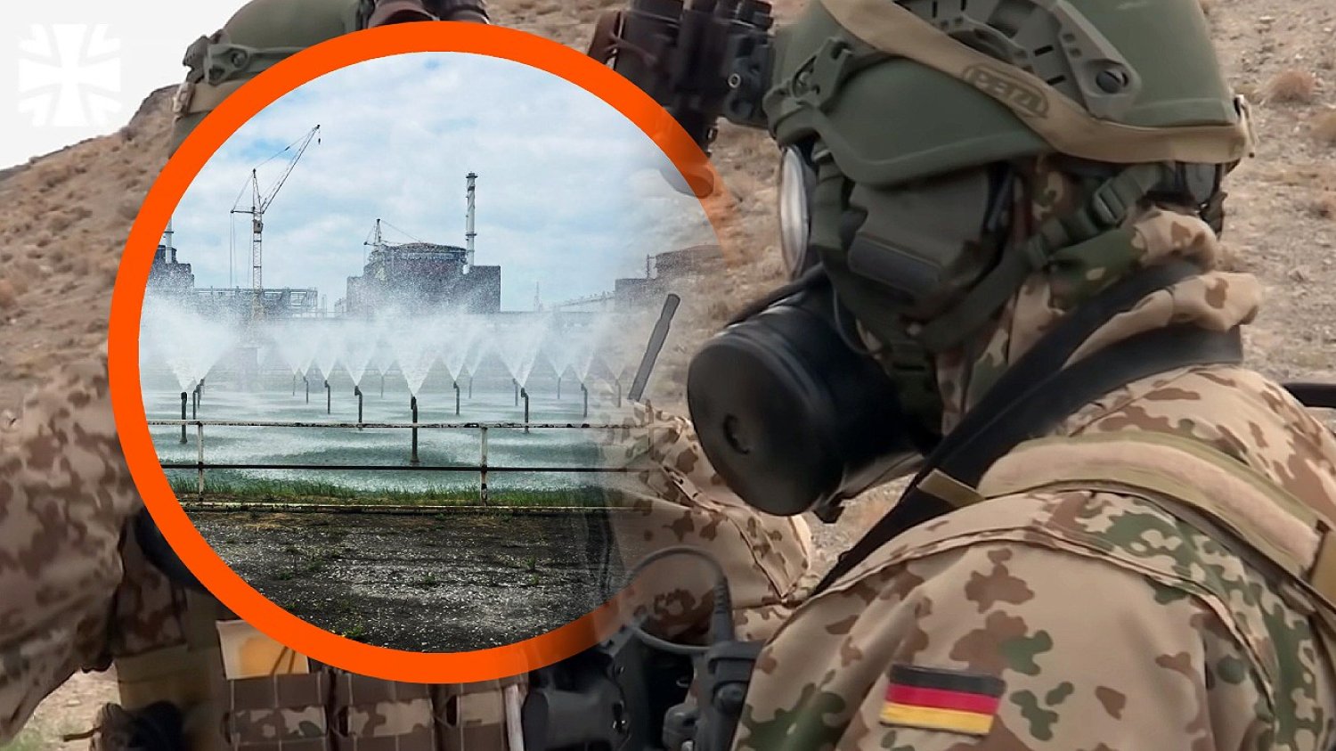 Niemieckie wojsko na wypadek zagrożenia jadrowego.
