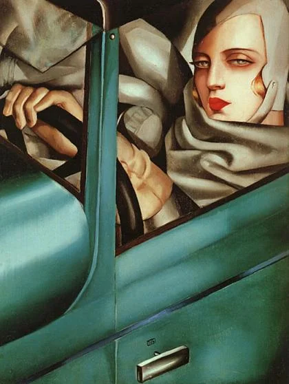 Tamara Łempicka znana była przede wszystkim z portretów.