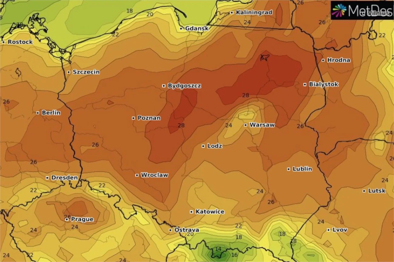 Od środy ma wrócić do Polski lato.