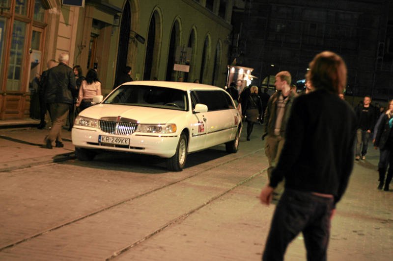 Limuzyna na Rynku Głównym w Krakowie