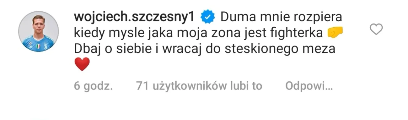 Marina Łuczenko była operowana. Co dolega żonie Wojciecha Szczęsnego?