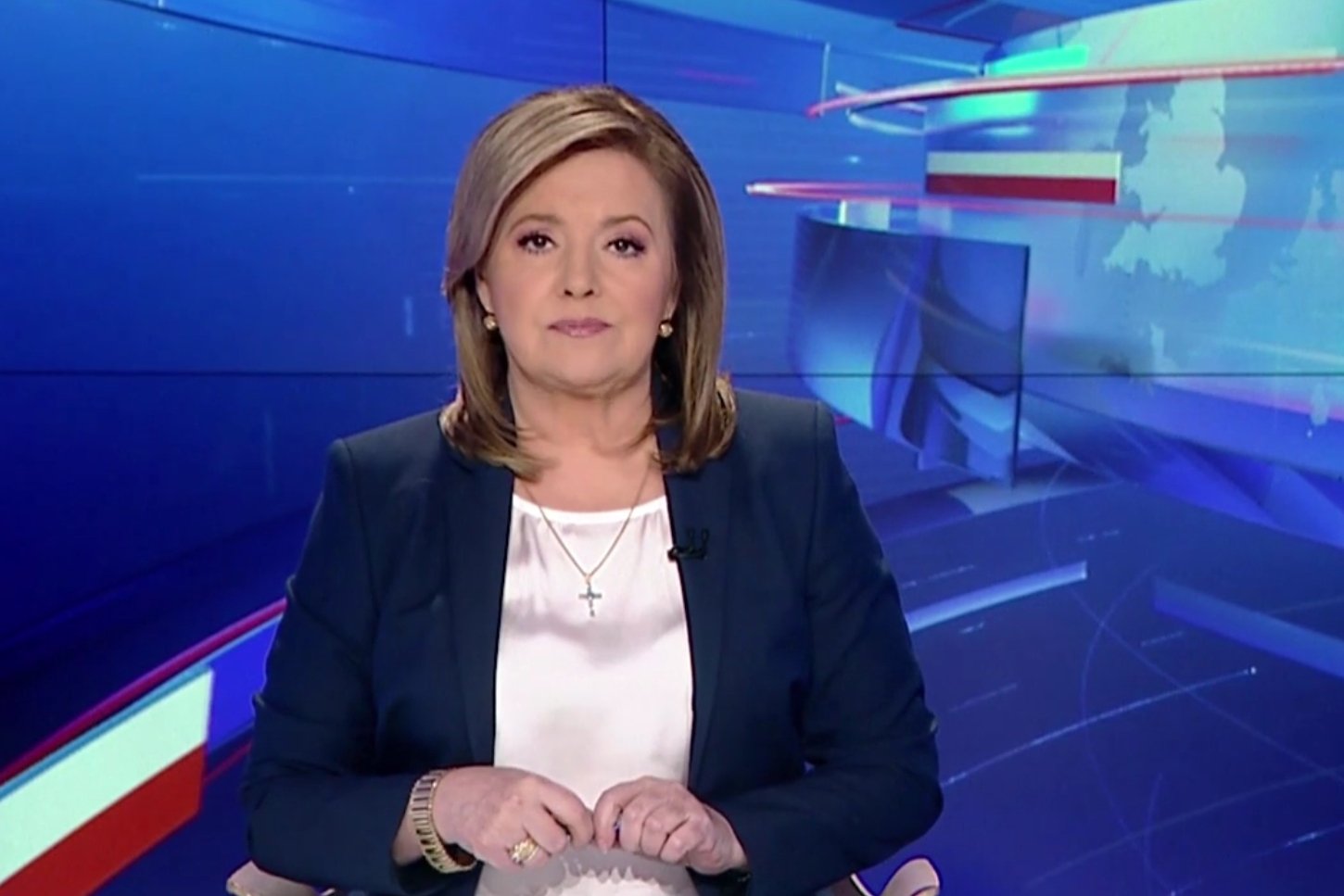 Co dalej z pracownikami TVP? Niektórzy mają już plan na życie po telewizji. Na zdjęciu Danuta Holecka.