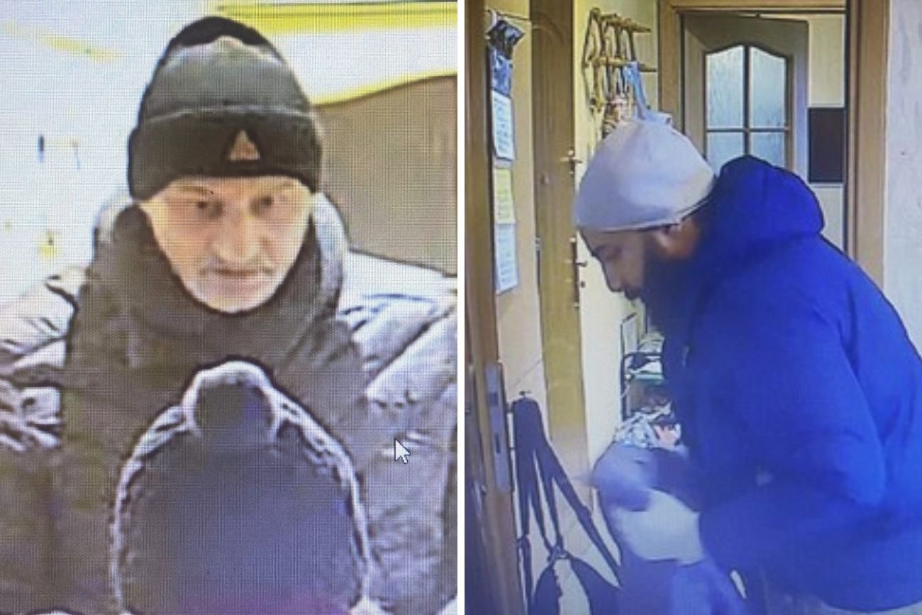 Na zdjęciu mężczyźni, którzy okradli staruszkę we Wrocławiu.