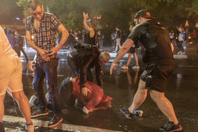 Po wyborach na Białorusi doszło do protestów.