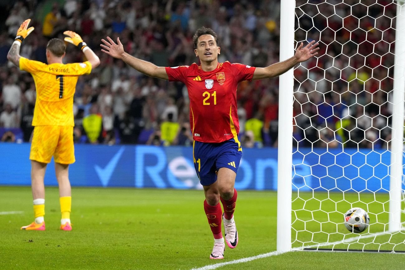 Mikel Oyarzabal strzelcem zwycięskiej dla Hiszpanów bramki w finale Euro 2024