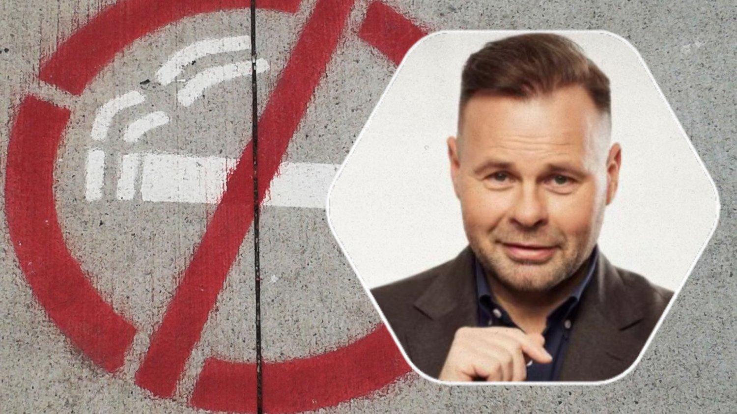 Polak pokieruje ważnym klastrem. Ma 31 milionów palaczy do "wygaszenia" Michał Mierzejewski i znak zakazu palenia.