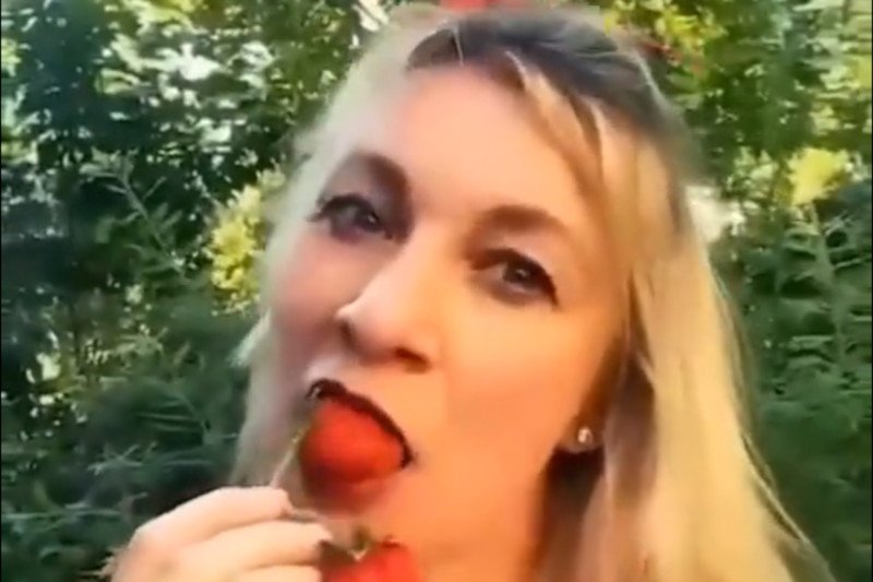 Rzecznika rosyjskiego MSZ opublikowała w sieci kontrowersyjne nagranie