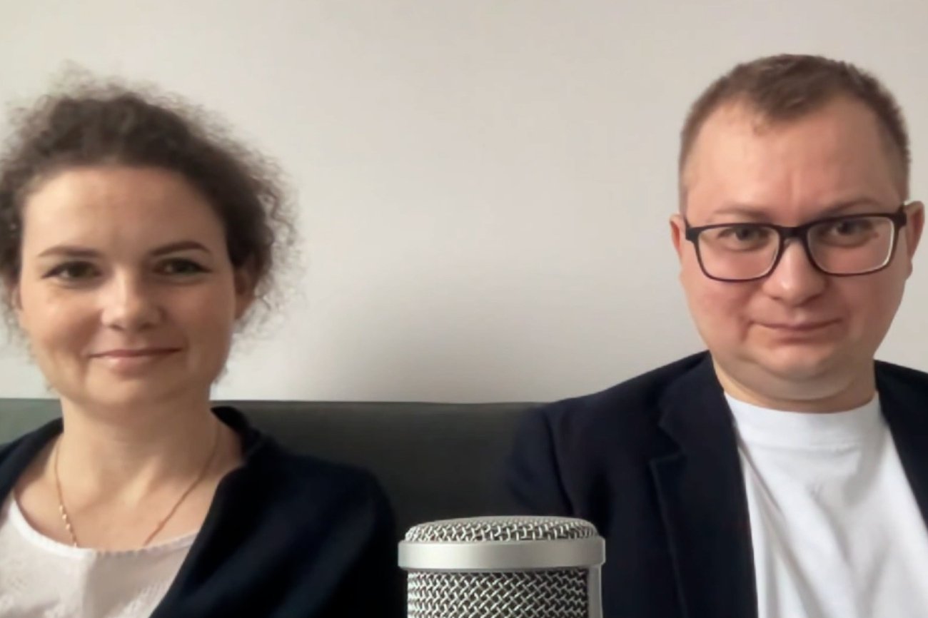 Katarzyna i Wojciech Szymańscy, rodzice 4 -letniego Witka, chorującego na mukowiscydozę.