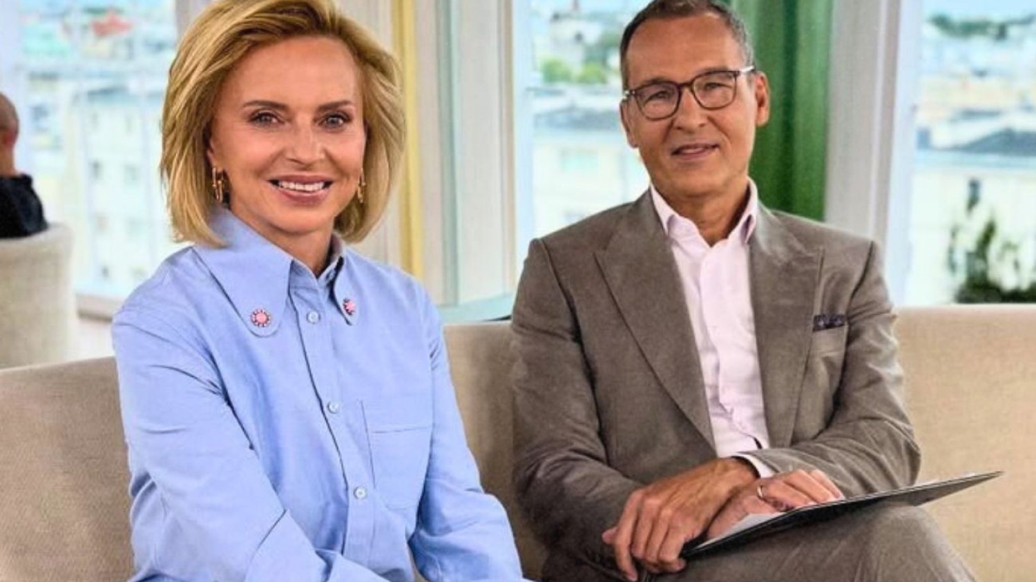 Dzień Dobry TVN: Jolanta Pieńkowska i Robert Kantereit Jolanta Pieńkowska i Robert Kantereit
