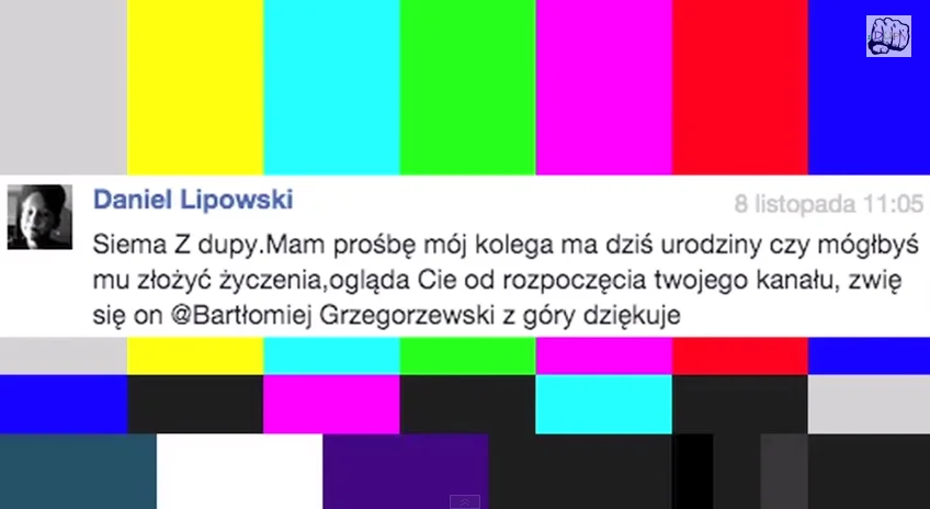 Przykładowa prośba fanów.