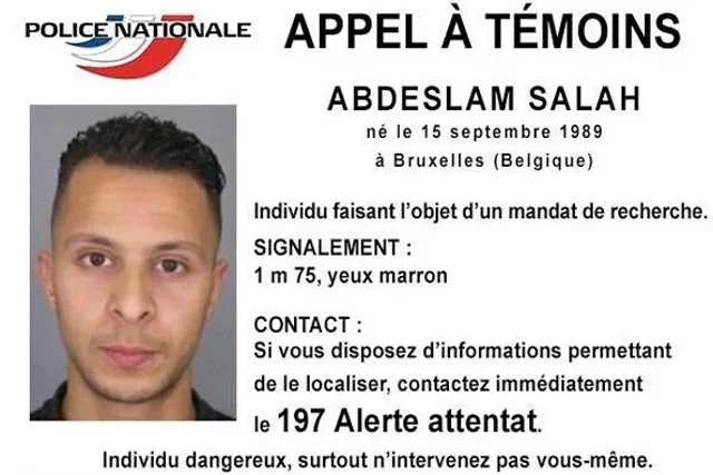 Salah Abdeslam wciąż przebywa na wolności