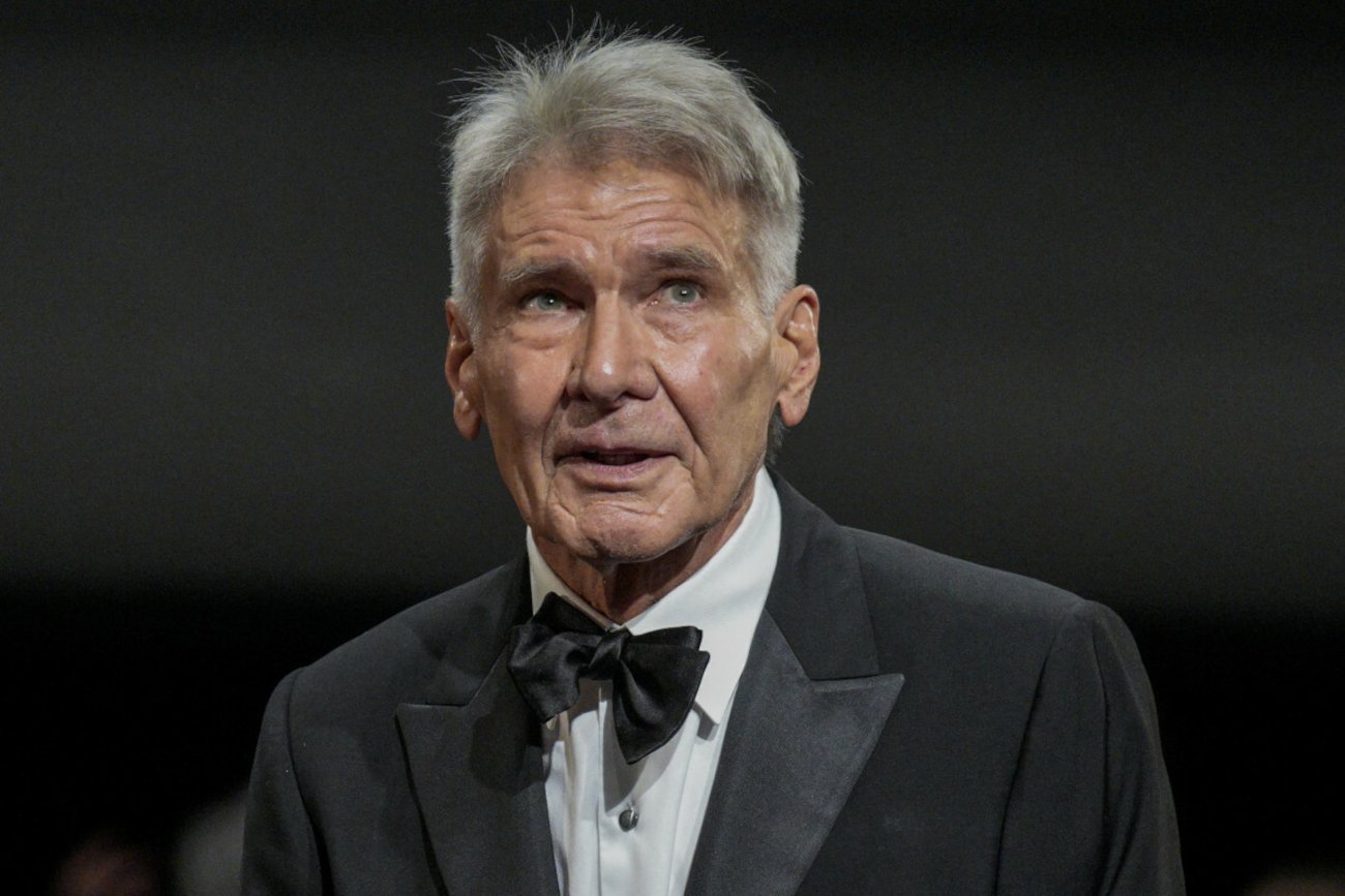 Harrison Ford wzruszył się podczas owacji na stojąco na festiwalu filmowym w Cannes.