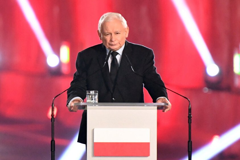 Kaczyński na wiecu nawtykał opozycji. Powiedział też coś o Niemcach