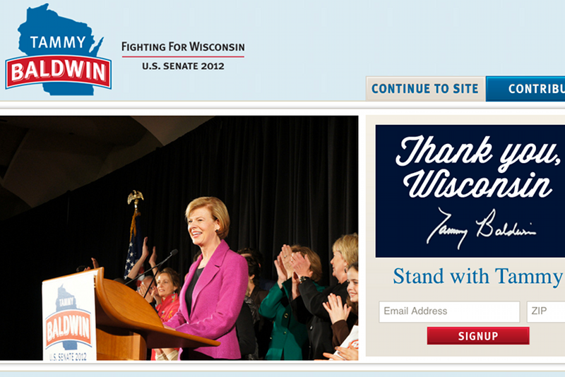 Tammy Baldwin jest pierwszą w historii USA senatorką-lesbijką.