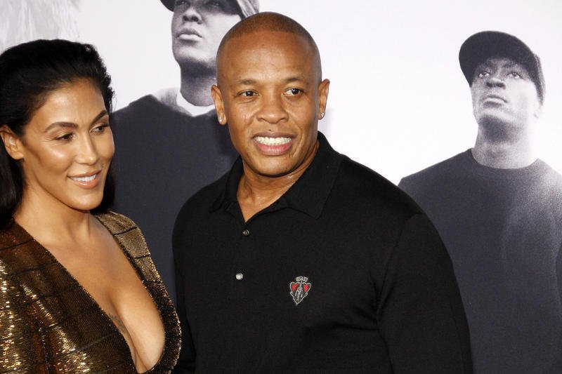 Dr Dre podczas premiery filmu "Straight Outta Compton".