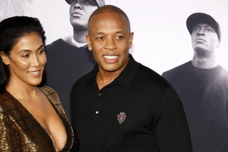Dr Dre podczas premiery filmu "Straight Outta Compton".