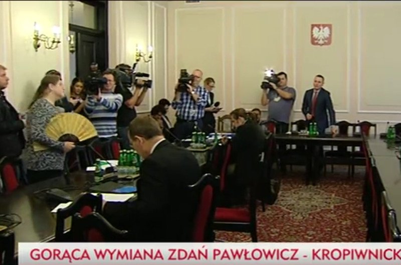 Poseł Pawłowicz znów daje popis ciętego języka.