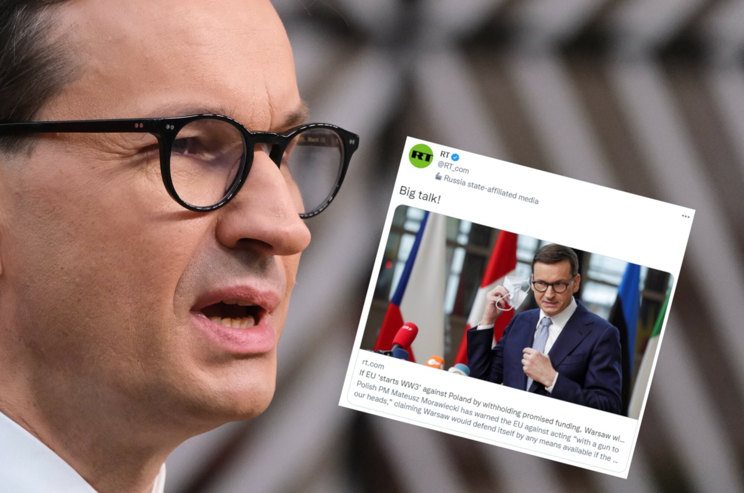 Rosyjskie media są zachwycone słowami Mateusza Morawieckiego z wywiadu dla "Financial Times".