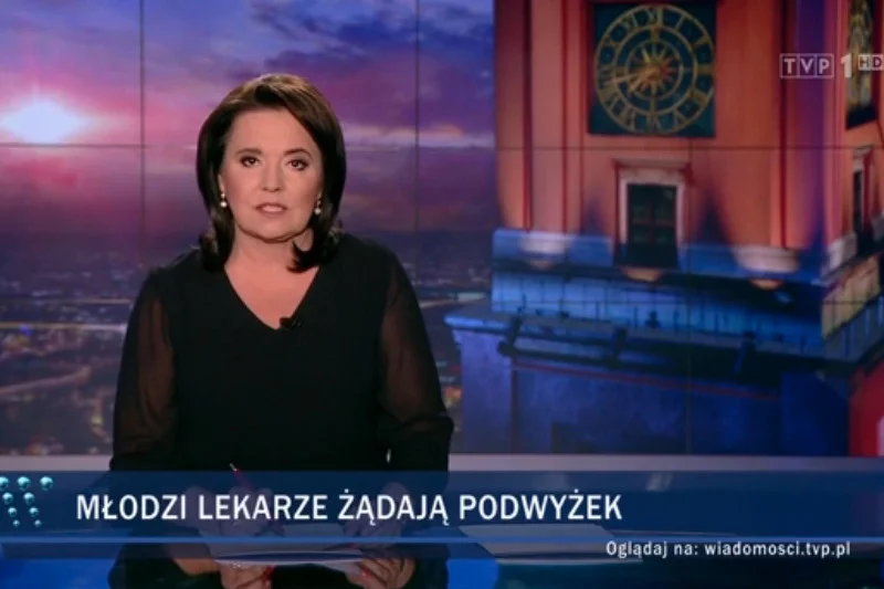 W TVP protest lekarzy jest właściwie zupełnie ignorowany. W czwartkowym głównym wydaniu "Wiadomości" poświęcono temu tematowi 54 sekundy, zaczynając informację od tego, że rezydenci dostaną "miliard sto milionów złotych".