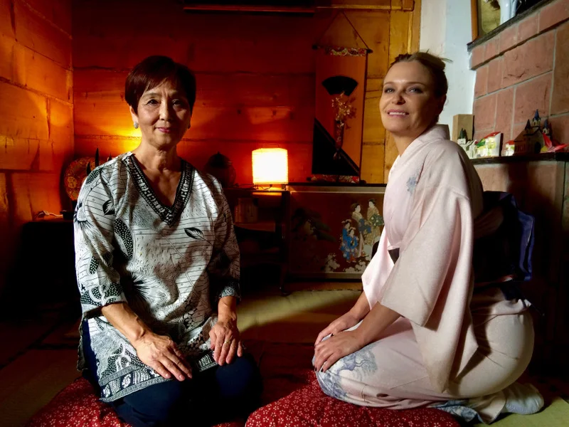 Akiko Miwa i Paulina Młynarska
