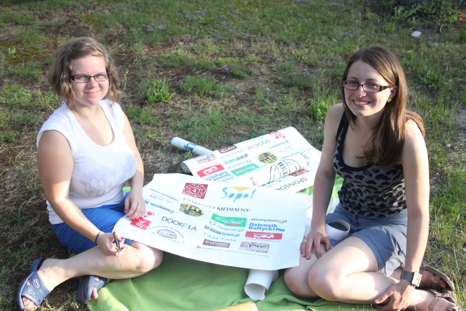 Nasi sponsorzy i patroni graficznie towarzyszą nam cały czas!
fot. Kasia