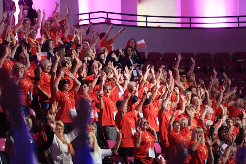 Na Kongresie Kobiet były panie z całej Polski, także ze wsi.