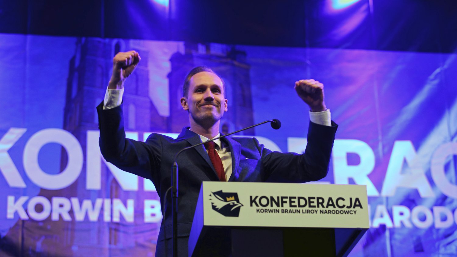 Konrad Berkowicz – poseł Konfederacji – mówi o "problemie bezkobiecia".