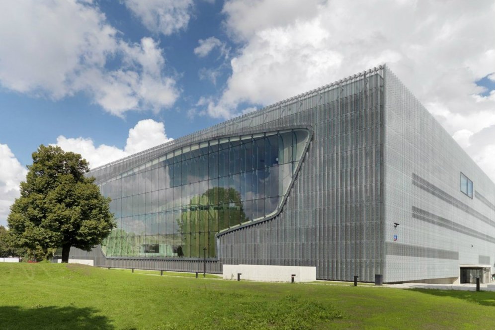 Gmach Muzeum Historii Żydów Polskich na warszawskim Muranowie, Fot. Wojciech Kryński