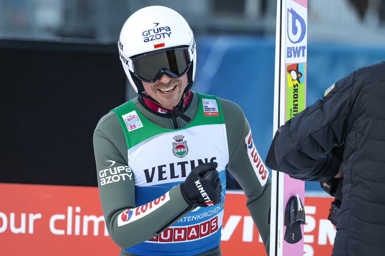 Piotr Żyła był najlepszy spośród Polaków podczas sobotniej sesji próbnej przed konkursem w Ga-Pa.