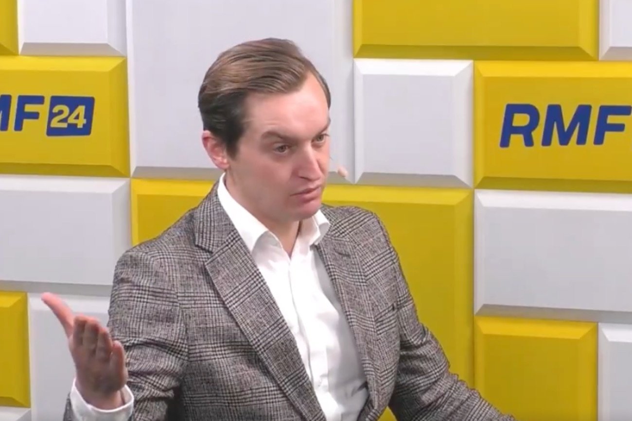 Poseł Sebastian Kaleta w Radiu RMF FM unikał odpowiedzi na pytania. Mazurek zakończył rozmowę przed czasem.