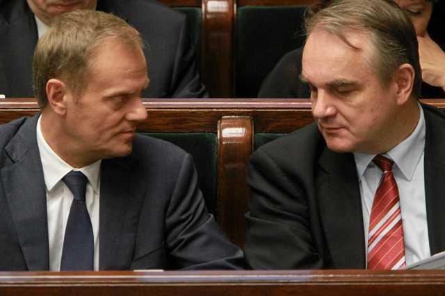 Koalicjanci Donald Tusk i Waldemar Pawlak