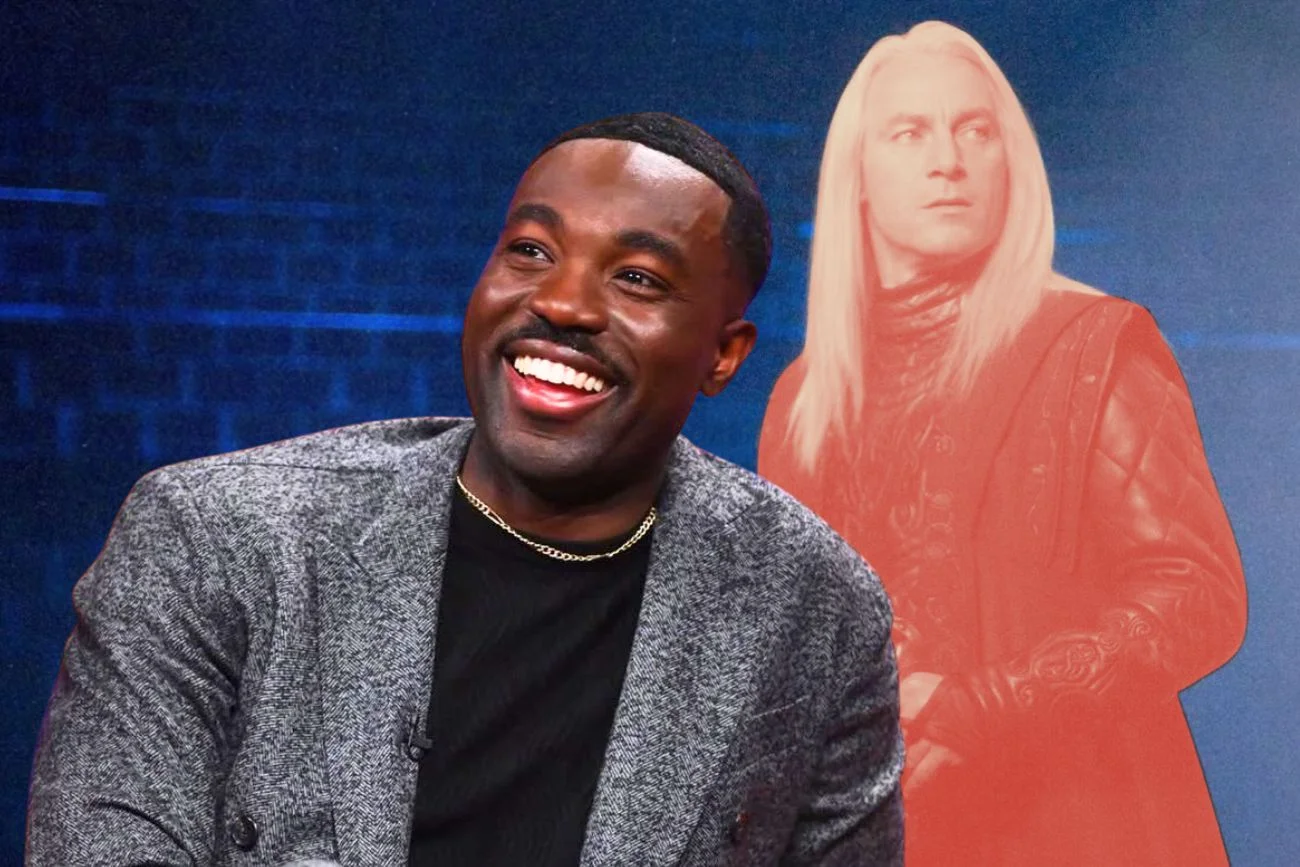 Paapa Essiedu jako Severus Snape wywołał burzę Paapa Essiedu jako Snape, Jason Issacs jako Lucjusz Malfoy