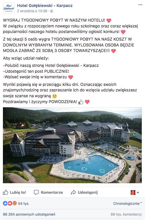Fake-konkurs rozchodzi się po Facebooku jak świeże bułeczki.