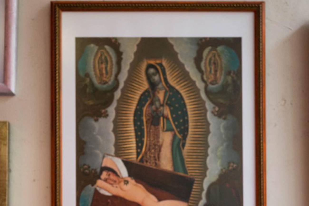 Policja musiała interweniować w jednej z wrocławskich pizzerii w dosyć nietypowej sprawie. Chodziło bowiem o ściągnięcie ze ściany grafiki z nagą kobietą i Matką Boską.