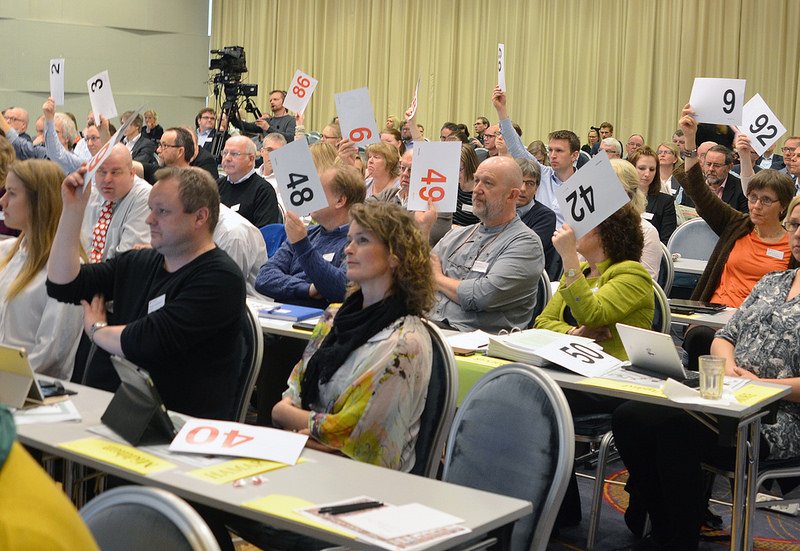 Głosowanie na synodzie Kościoła Norweskiego