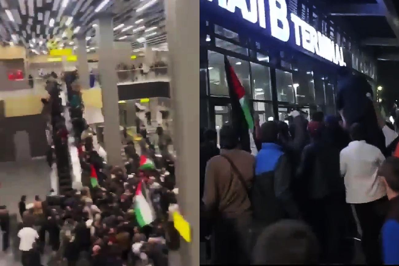 Antysemickie zamieszki w Rosji, w tym na lotnisku. Tłum wdarł się i szukał Żydów